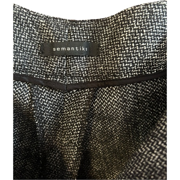 Semantiks black/white tweed pants - Picture 8 of 8
